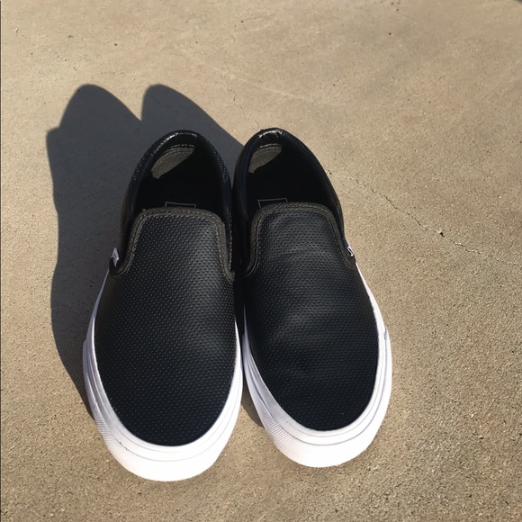 Vans Shoes - Black Slip-On Vans